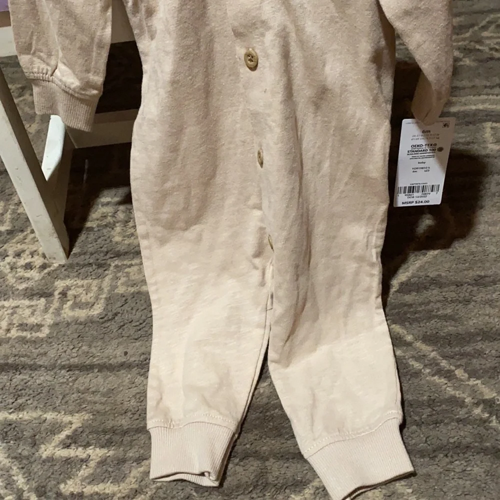 2/$20.  Cotton Baby Bunny Outfit Hooded with Ears 6 Month Infant Charming